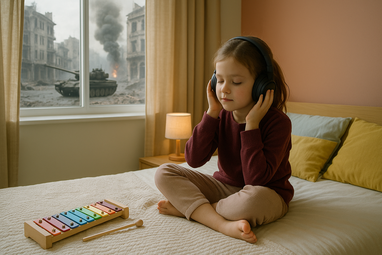 آرامش از دل جنگ: موسیقی به عنوان پناهگاهی برای کودکان